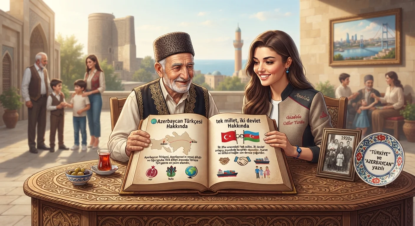 Azerbaycan Türkçesi öğrenmeye başlayan biri