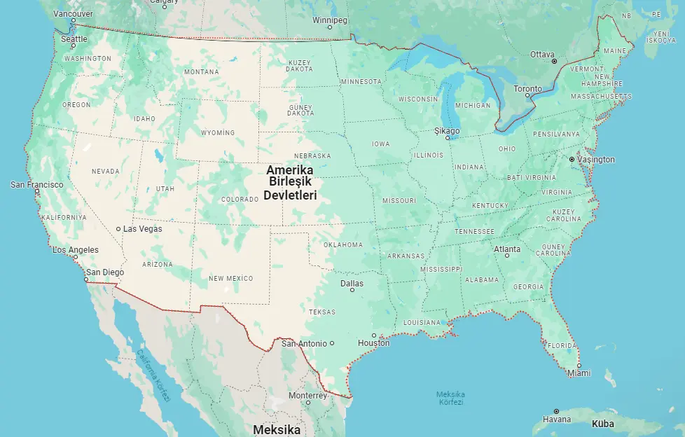 ABD Haritası