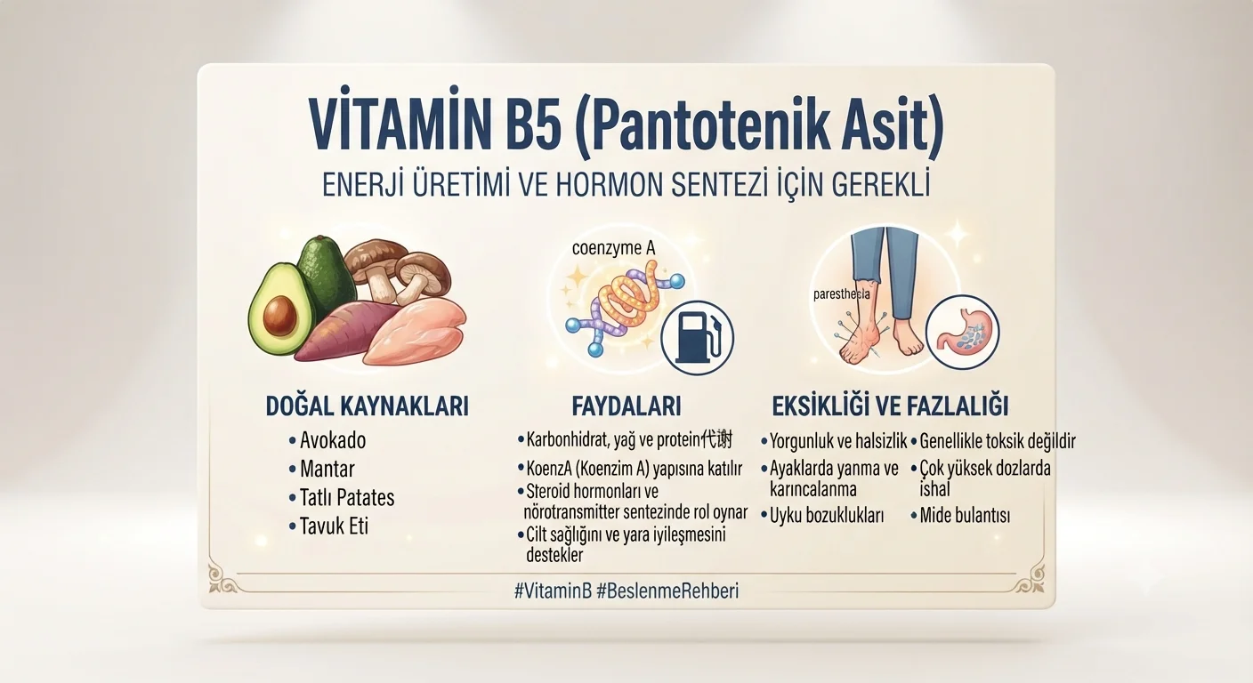 B6 Vitamini (Piridoksin) Eksikliğinde Ne Olur? Belirtileri ve Nedenleri