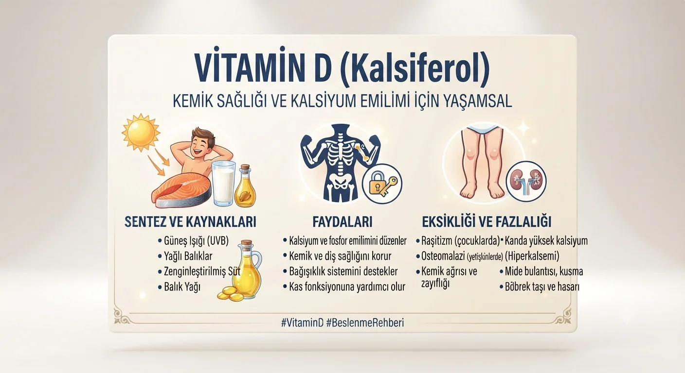 D Vitamini Eksikliğinde Ne Olur? Belirtileri ve Nedenleri