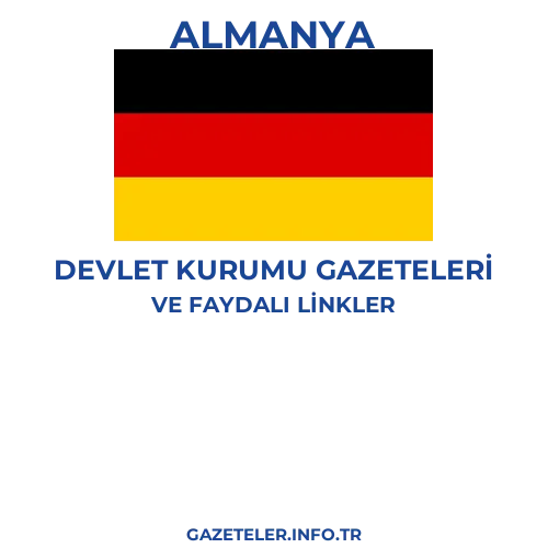 Almanya Devlet Kurumu Gazeteleri - Popüler gazetelerin kapakları