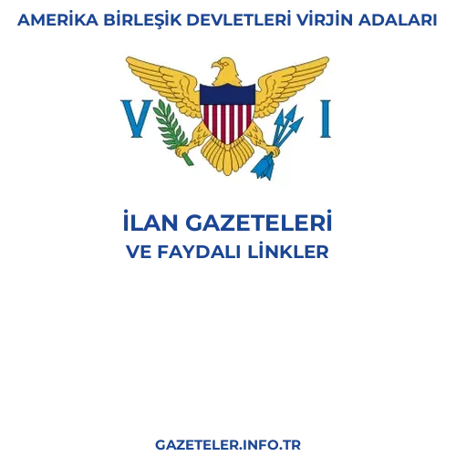 Amerika Birleşik Devletleri Virjin Adaları İlan Gazeteleri kapak görselleri