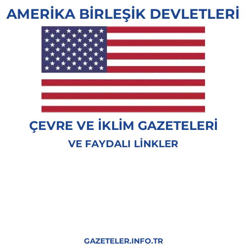 Amerika Birleşik Devletleri Çevre Ve Iklim Gazeteleri - Popüler gazetelerin kapakları