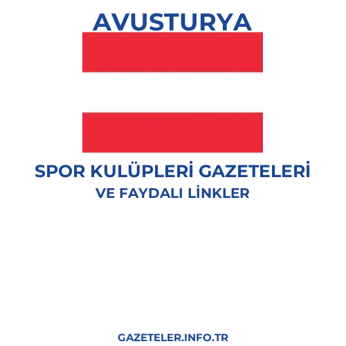 Avusturya Spor Kulupleri Gazeteleri - Popüler gazetelerin kapakları