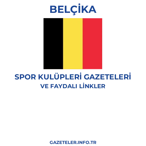 Belçika Spor Kulupleri Gazeteleri - Popüler gazetelerin kapakları