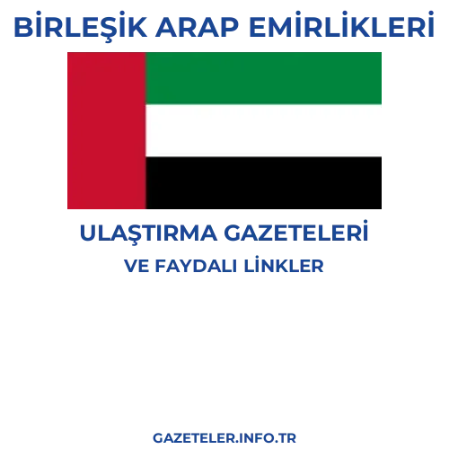 Birleşik Arap Emirlikleri Ulaştırma Gazeteleri - Popüler gazetelerin kapakları