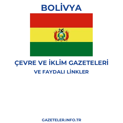 Bolivya Çevre Ve Iklim Gazeteleri - Popüler gazetelerin kapakları