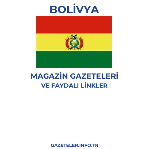 Bolivya Magazin Gazeteleri - Popüler gazetelerin kapakları