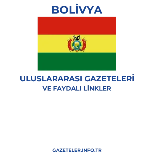 Bolivya Uluslararası Gazeteleri - Popüler gazetelerin kapakları