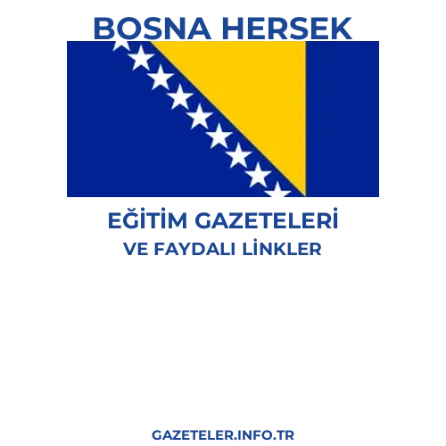 Bosna Hersek Eğitim Gazeteleri - Popüler gazetelerin kapakları