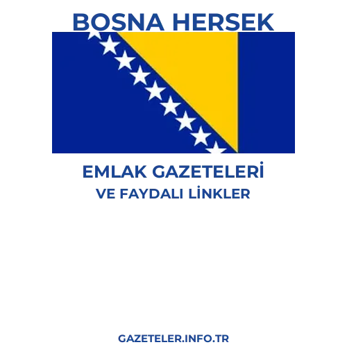 Bosna Hersek Emlak Gazeteleri - Popüler gazetelerin kapakları