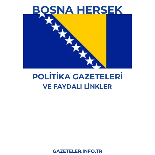 Bosna Hersek Politika Gazeteleri - Popüler gazetelerin kapakları