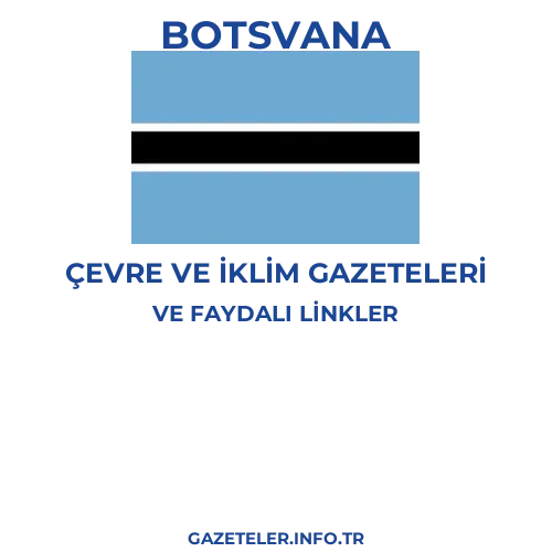 Botsvana Çevre Ve Iklim Gazeteleri - Popüler gazetelerin kapakları