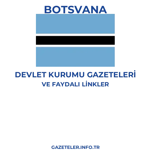 Botsvana Devlet Kurumu Gazeteleri - Popüler gazetelerin kapakları