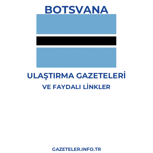 Botsvana Ulaştırma Gazeteleri - Popüler gazetelerin kapakları