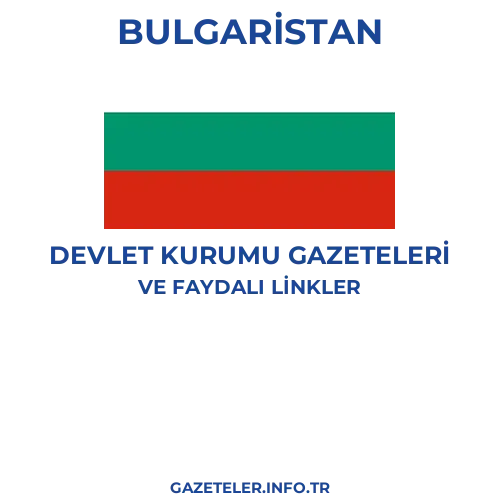 Bulgaristan Devlet Kurumu Gazeteleri - Popüler gazetelerin kapakları