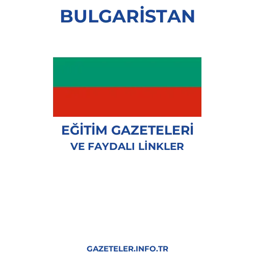 Bulgaristan Eğitim Gazeteleri - Popüler gazetelerin kapakları