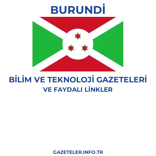 Burundi Bilim Ve Teknoloji Gazeteleri - Popüler gazetelerin kapakları