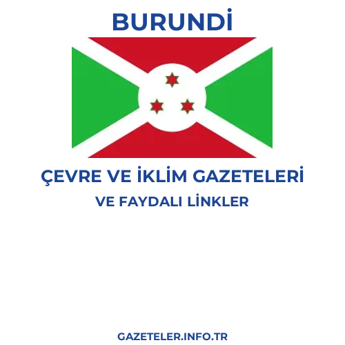 Burundi Çevre Ve Iklim Gazeteleri - Popüler gazetelerin kapakları