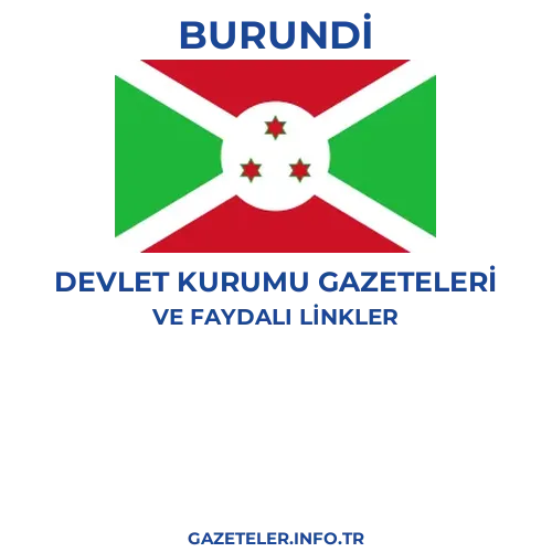 Burundi Devlet Kurumu Gazeteleri - Popüler gazetelerin kapakları