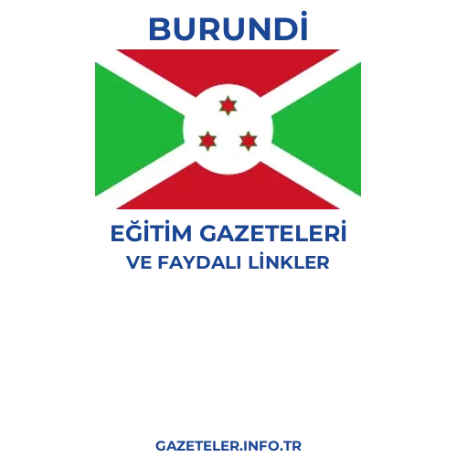 Burundi Eğitim Gazeteleri - Popüler gazetelerin kapakları