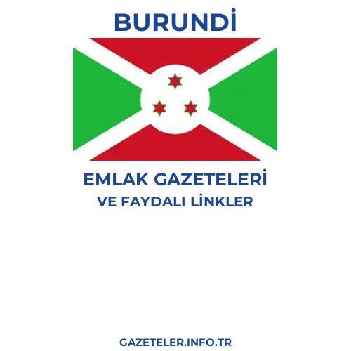 Burundi Emlak Gazeteleri - Popüler gazetelerin kapakları