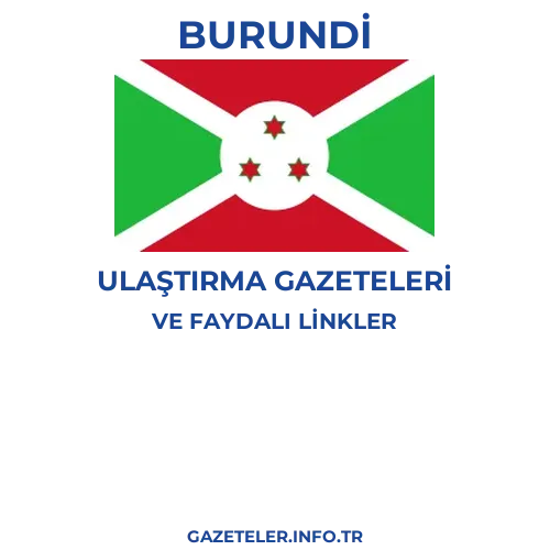 Burundi Ulaştırma Gazeteleri - Popüler gazetelerin kapakları