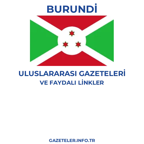 Burundi Uluslararası Gazeteleri - Popüler gazetelerin kapakları