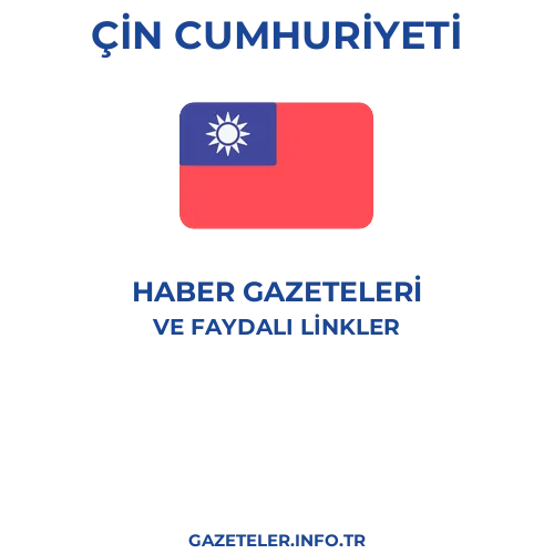 Çin Cumhuriyeti Haber Gazeteleri - Popüler gazetelerin kapakları