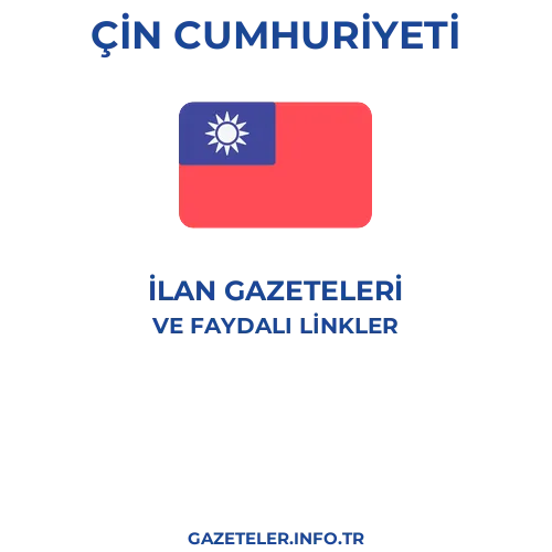 Çin Cumhuriyeti İlan Gazeteleri - Popüler gazetelerin kapakları