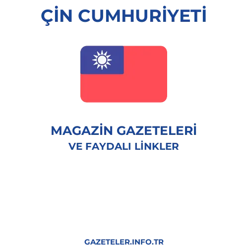 Çin Cumhuriyeti Magazin Gazeteleri - Popüler gazetelerin kapakları