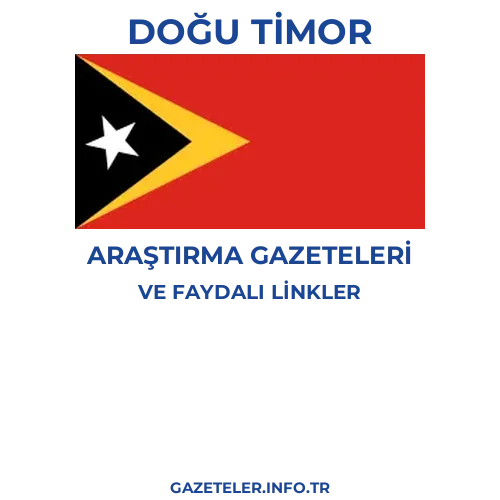 Doğu Timor Araştırma Gazeteleri - Popüler gazetelerin kapakları