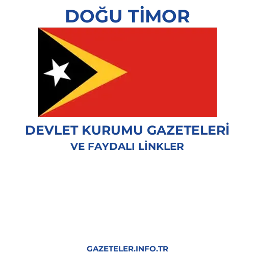 Doğu Timor Devlet Kurumu Gazeteleri - Popüler gazetelerin kapakları