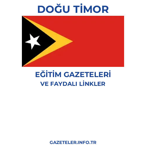 Doğu Timor Eğitim Gazeteleri - Popüler gazetelerin kapakları