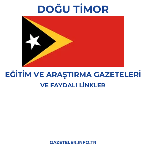 Doğu Timor Eğitim Ve Araştırma Gazeteleri - Popüler gazetelerin kapakları