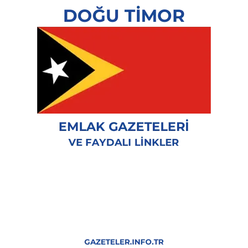 Doğu Timor Emlak Gazeteleri - Popüler gazetelerin kapakları