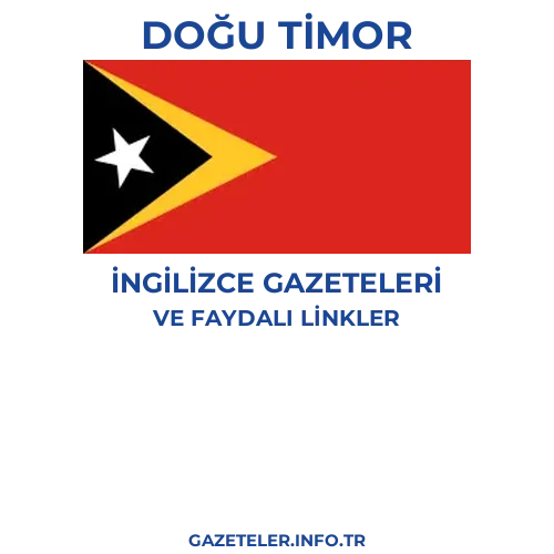 Doğu Timor İngilizce Gazeteleri - Popüler gazetelerin kapakları