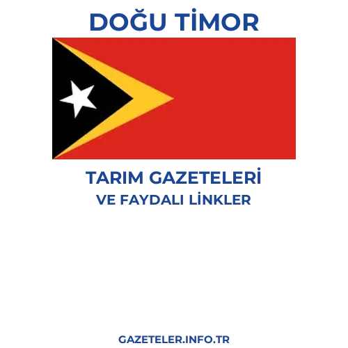 Doğu Timor Tarım Gazeteleri - Popüler gazetelerin kapakları