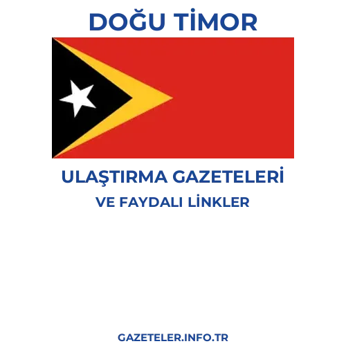 Doğu Timor Ulaştırma Gazeteleri - Popüler gazetelerin kapakları