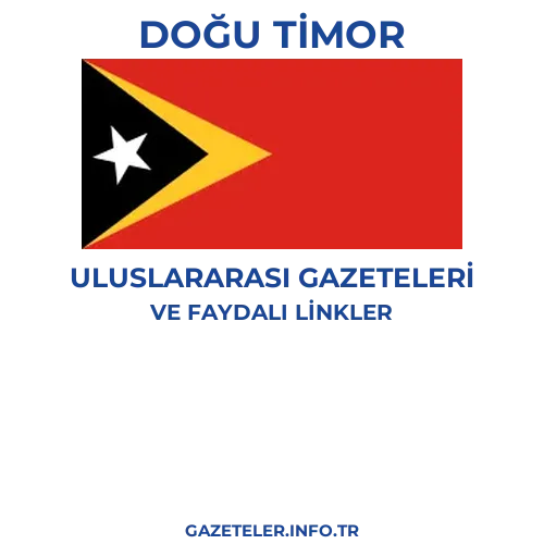 Doğu Timor Uluslararası Gazeteleri - Popüler gazetelerin kapakları