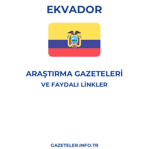 Ekvador Araştırma Gazeteleri - Popüler gazetelerin kapakları