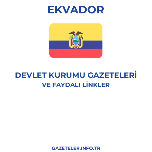 Ekvador Devlet Kurumu Gazeteleri - Popüler gazetelerin kapakları