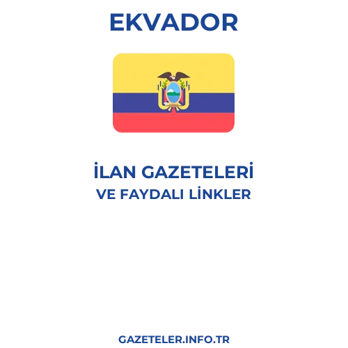 Ekvador İlan Gazeteleri - Popüler gazetelerin kapakları