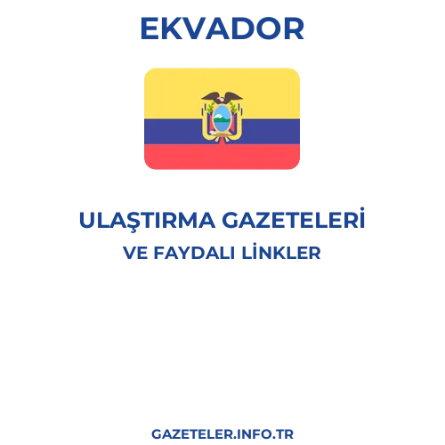 Ekvador Ulaştırma Gazeteleri - Popüler gazetelerin kapakları