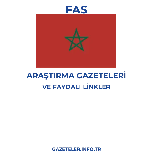 Fas Araştırma Gazeteleri - Popüler gazetelerin kapakları