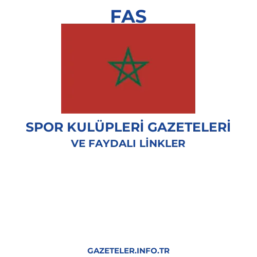 Fas Spor Kulupleri Gazeteleri - Popüler gazetelerin kapakları