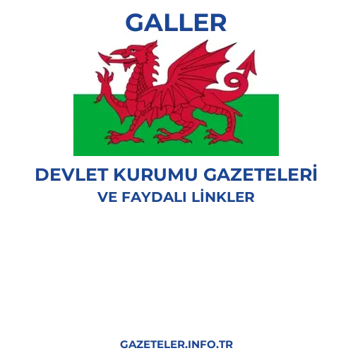 Galler Devlet Kurumu Gazeteleri - Popüler gazetelerin kapakları