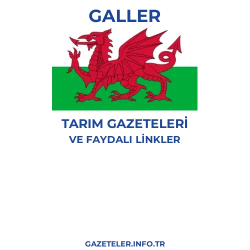 Galler Tarım Gazeteleri - Popüler gazetelerin kapakları