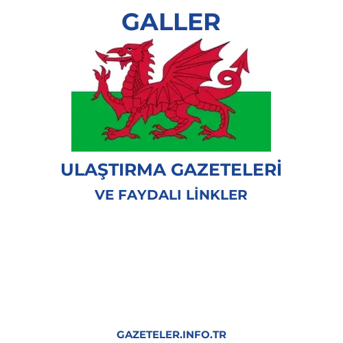 Galler Ulaştırma Gazeteleri - Popüler gazetelerin kapakları