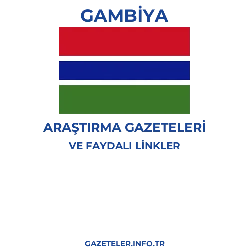 Gambiya Araştırma Gazeteleri - Popüler gazetelerin kapakları